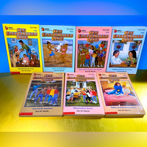 Scholastic Other - The Baby-Sitters Club Book Vintage 80’s  Set By Apple Paperbacks (7) Books